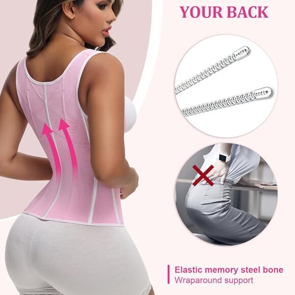 Tummy Control Waist Pink Trainer
